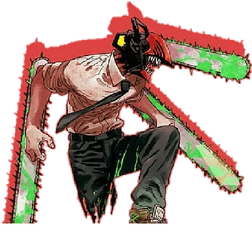 Sticker set «Chainsaw man» for Telegram for free and without registration