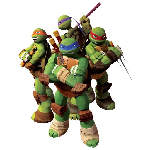 Sticker set «Teenage mutant ninja turtles» for Telegram for free and ...